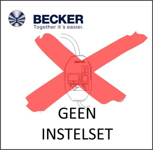 Geen instelset
