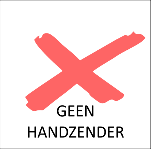 Geen handzender