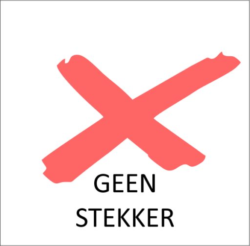 Geen stekker