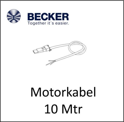 Becker motorkabel 10mtr