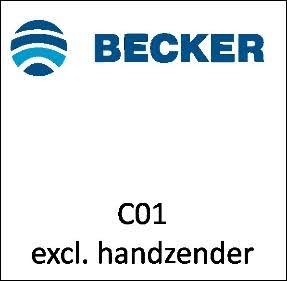 Becker C01 excl. handzender
