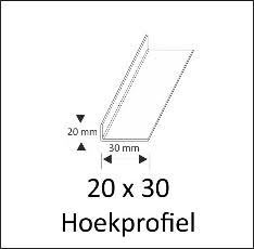 20 x 30 Hoekprofiel