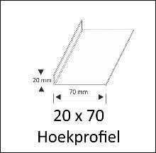 20 x 70 Hoekprofiel